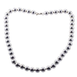 Tiffany & Co Silver Bead Necklace 
