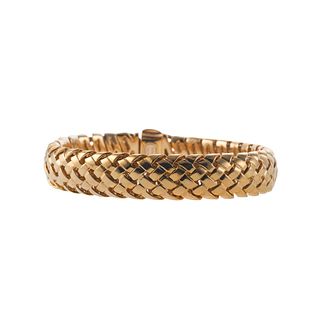 Tiffany & Co 18k Gold Basketweave Bracelet