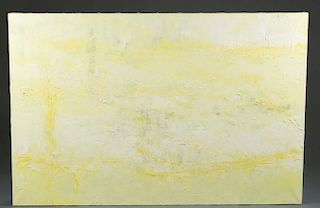 Helen Gilbart, Yellow abstract. c.2000