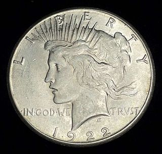 1922-S Peace Silver Dollar MS63