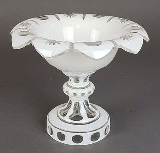 White Bohemian Vase