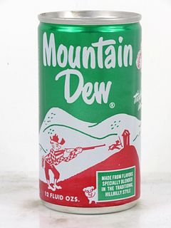 1969 Mountain Dew (Aluminum) 12oz Can New York
