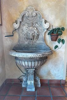 Figural Stone Fountain