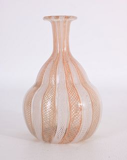 19th C. Murano Glass Hand Blown Flask