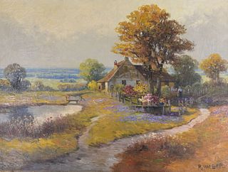 Rudolf Weber (19th/20th C.) Landscape