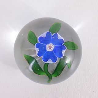 Antique Baccarat Floral Paperweight