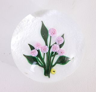 Francis Whittemore Floral Paperweight