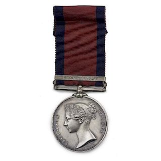 Very Rare British Military General Service Medal for an Indian Warrior in the War of 1812
