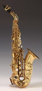 'MERCURY' CURVED SOPRANO SAXOPHONE WITH CASE