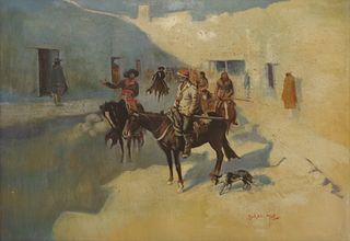 ANGELO SILVIO GALLI (D.1933) RIDERS ON HORSEBACK