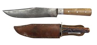 (2) BOWIE KNIVES, GREEN RIVER WORKS & CAMBRIDGE