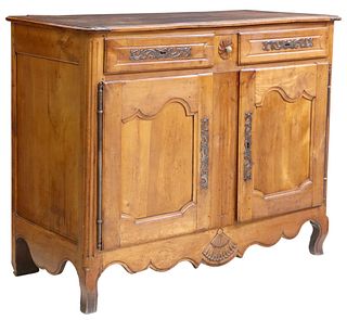 FRENCH PROVINCIAL FRUITWOOD SIDEBOARD, 18TH C.