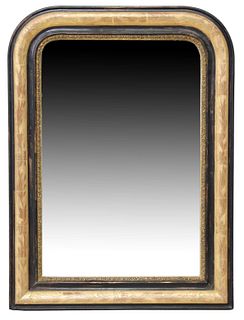 FRENCH LOUIS PHILIPPE PERIOD PARCEL GILT MIRROR