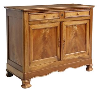 FRENCH LOUIS PHILIPPE PERIOD WALNUT SIDEBOARD