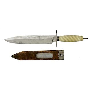I*XL Wostenholm Bowie Knife Presented to George Gregory Smith, St. Albans, Vermont