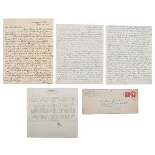 Captain Luther North, Pawnee Scout, Letters, Incl. One from Diamond Dick