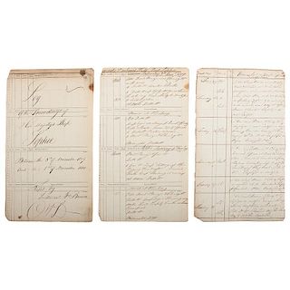 19th Century Collection of Whaling and Other Nautical Documents, Letters, and More