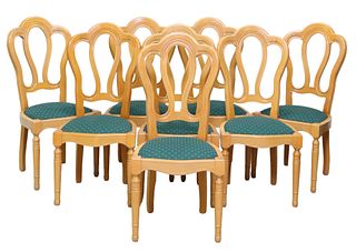 (8) FRENCH LOUIS PHILIPPE STYLE SIDE CHAIRS