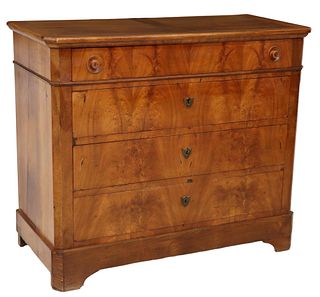 LOUIS PHILIPPE PERIOD FOUR-DRAWER COMMODE