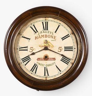 Sessions advertising clock for J.P. Alleys Hambone Sweets cigars