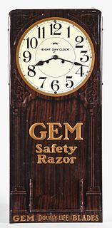 Gem Safety Razor Co. advertising clock