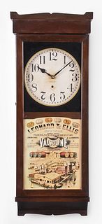 New Haven Clock Co Valvoline advertising clock