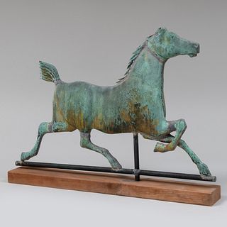 Copper Model of a Hackney Stallion Weathervane
