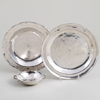 Group of Colonial Silver Articles