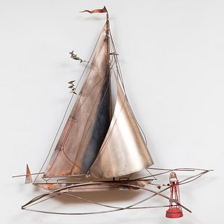 Curtis Jere (1910-2008), Model of a Sailboat