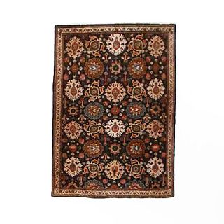 Antique Ghandi Tabriz Oriental Wool Rug with All-Over Design circa 1930, 56.5"L x 39.5"W
