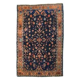Antique Bidjar Oriental Wool Rug, circa 1910, 81.75"L x 52"W