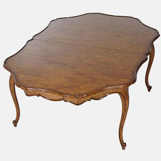 French Louis XIV Style Mahogany Dining Table 20th C