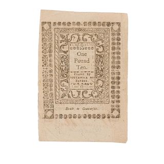 Colonial Currency Note, Thirty Shillings