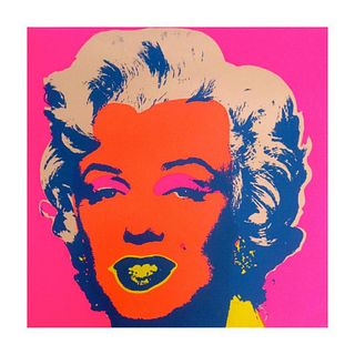 Andy Warhol "Marilyn 11.22" Silk Screen Print from Sunday B Morning.