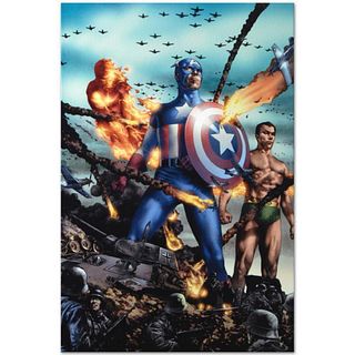 Marvel Comics "Giant-Size Invaders #2" Numbered Limited Edition Giclee on Canvas by Jay Anacleto with COA.