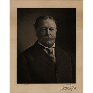William H. Taft Signed Engraving