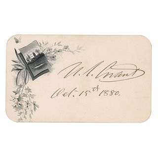 U. S. Grant Signature (1880)