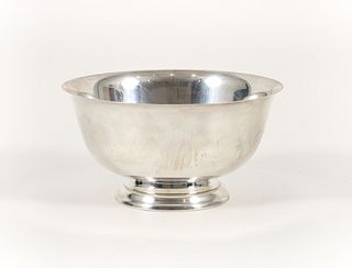 Gorham Sterling Silver Paul Revere Bowl on Pedestal  