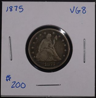 1875 20-CENT PIECE VG