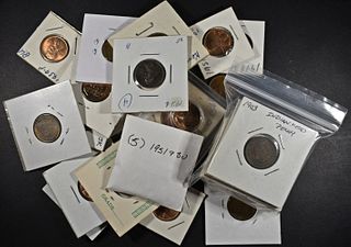 COLLECTOR'S LOT OF SMALL CENTS