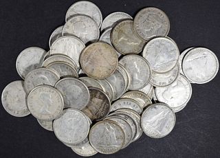 (50) 80% SILVER CANADIAN  DIMES