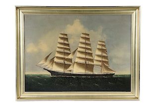 19TH C. SHIP'S PORTRAIT