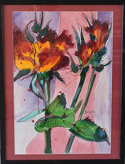 Ann Hopkin Floral Watercolor