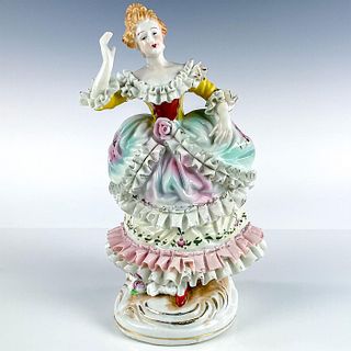 European Porcelain Figurine, Rococo Woman