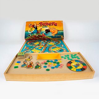 The Adventures of Popeye Boardgame Box and Pieces