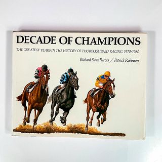 Hardcover Book, A Decade of Champions, Thoroughbred Racing