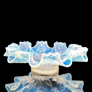 Dugan Art Glass Bowl, Floral Design