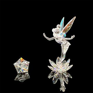 Swarovski Crystal Figurine + Plaque, Tinkerbell