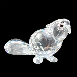 Swarovski Crystal Figurine, Sitting Beaver
