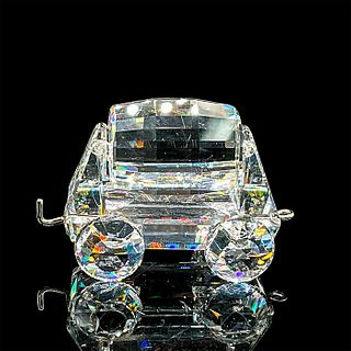 Swarovski Silver Crystal Figurine, Tender Train Car
